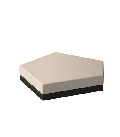 Pouf Pentagone Couleur structure Noir - Collection Pixel Vondom