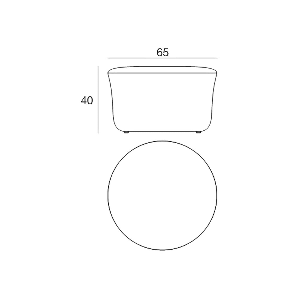 Schema delle dimensioni, Pouf - Suave