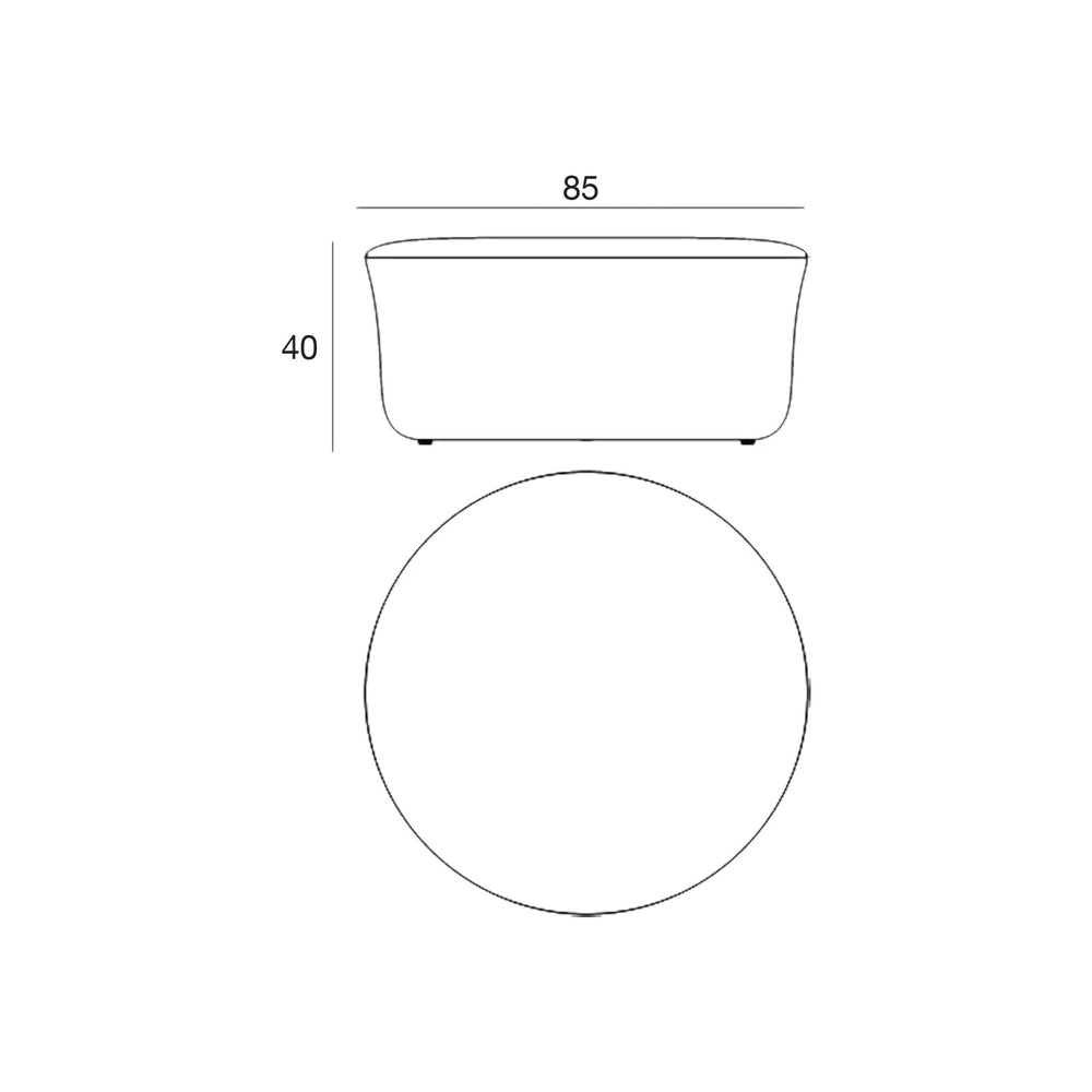 Schema delle dimensioni, Pouf - Suave