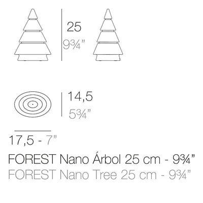 Sapin Lumineux FoCollection rest Vondom Taille 18x15x25 cm - 2
