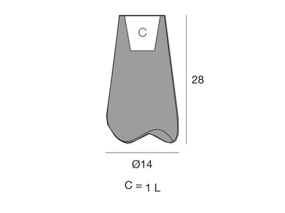 Schéma de dimensions Vondom 51015A