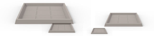 Soucoupes carrées