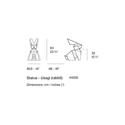 Dimension drawing Statue - Usagi (rabbit)