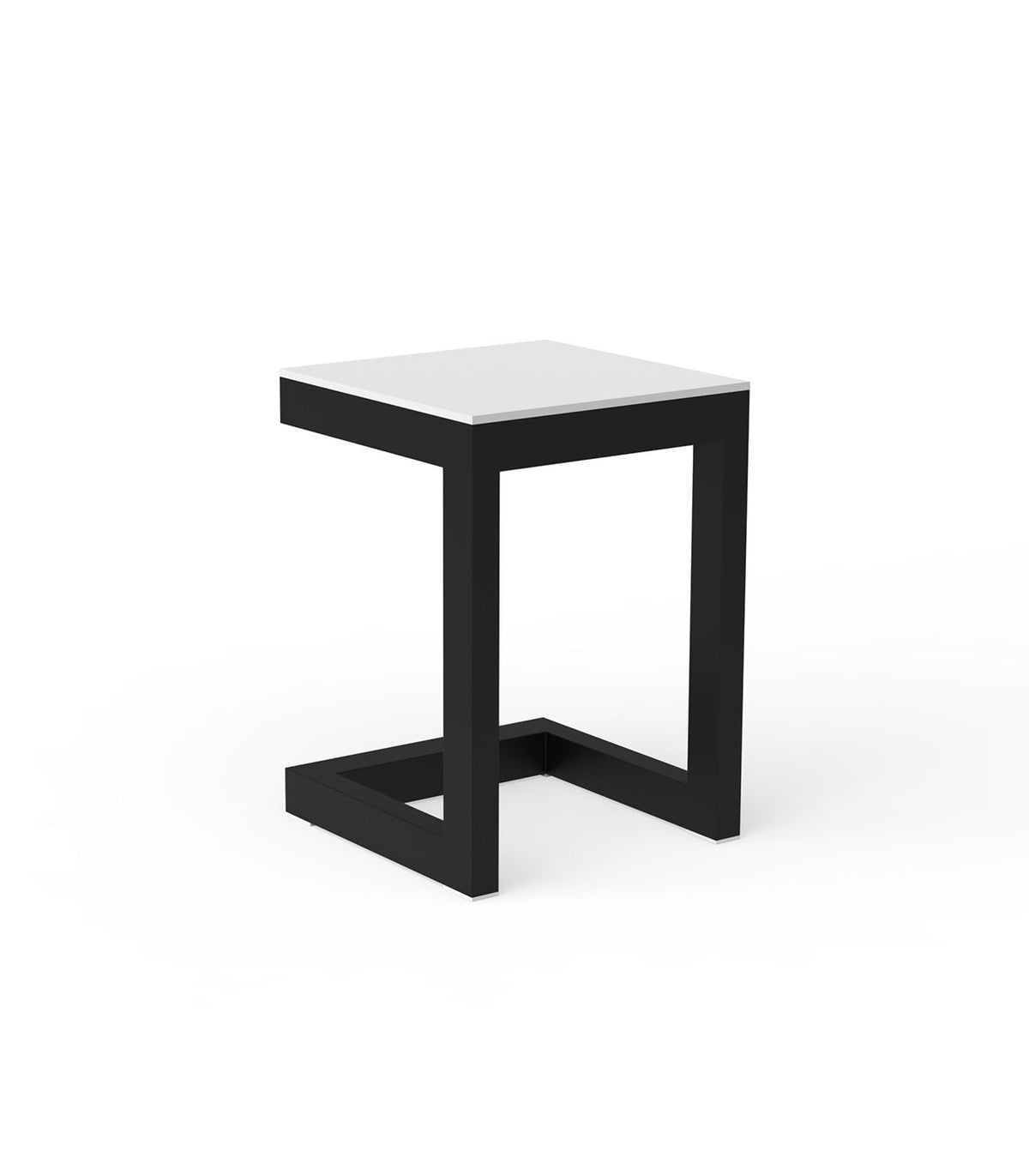 Tabe Basse Collection Posidonia Vondom Couleur Aluminium noir