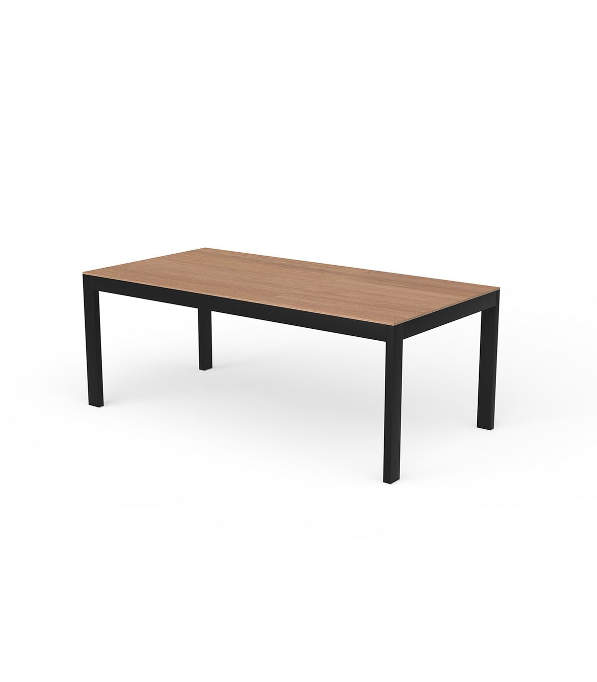 Table Aluminium Collection Posidonia Taille 200x100x76 cm Couleur Aluminium noir Vondom