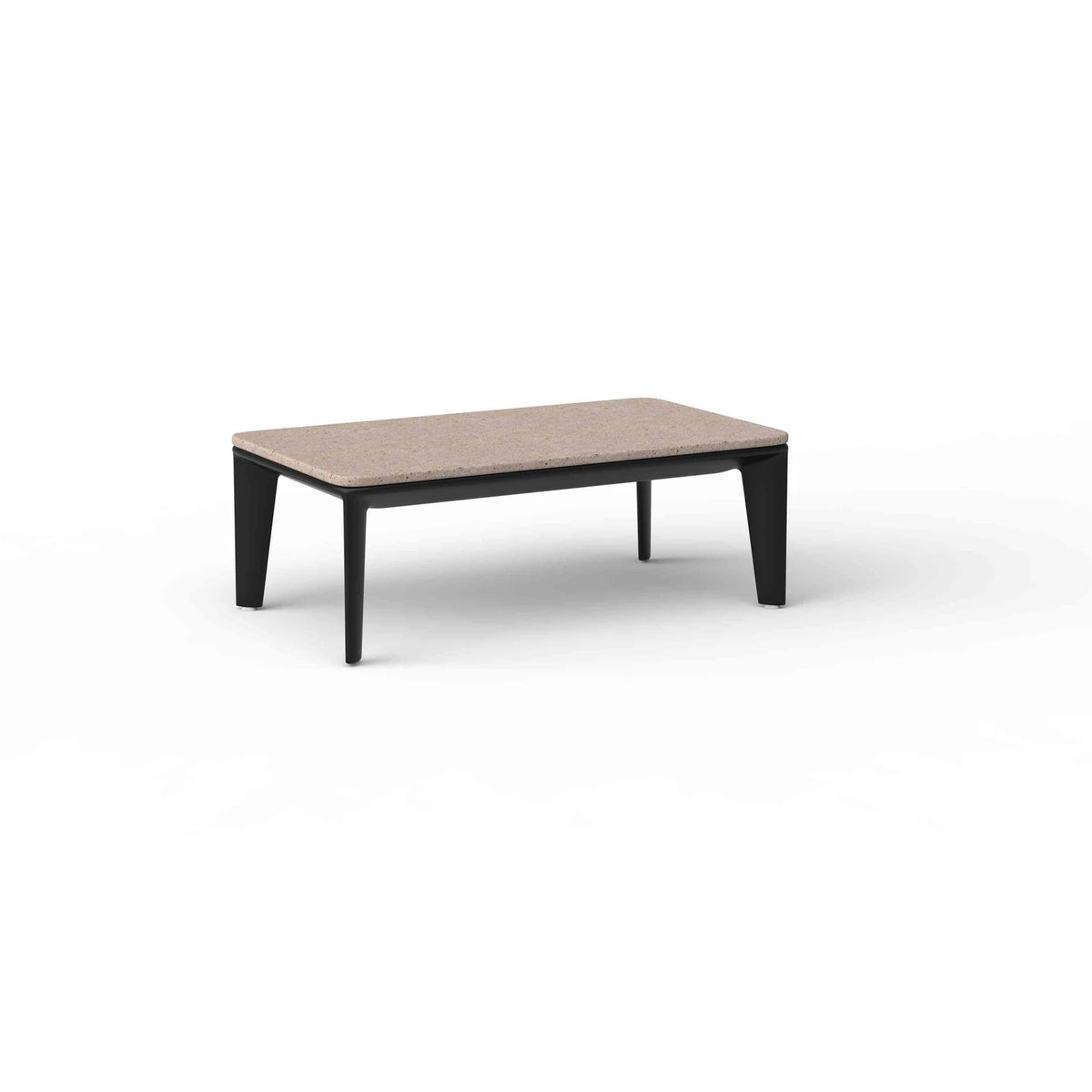Table Basse Collection Pasadena Taille 80x45x28 cm Couleur Aluminium noir Vondom