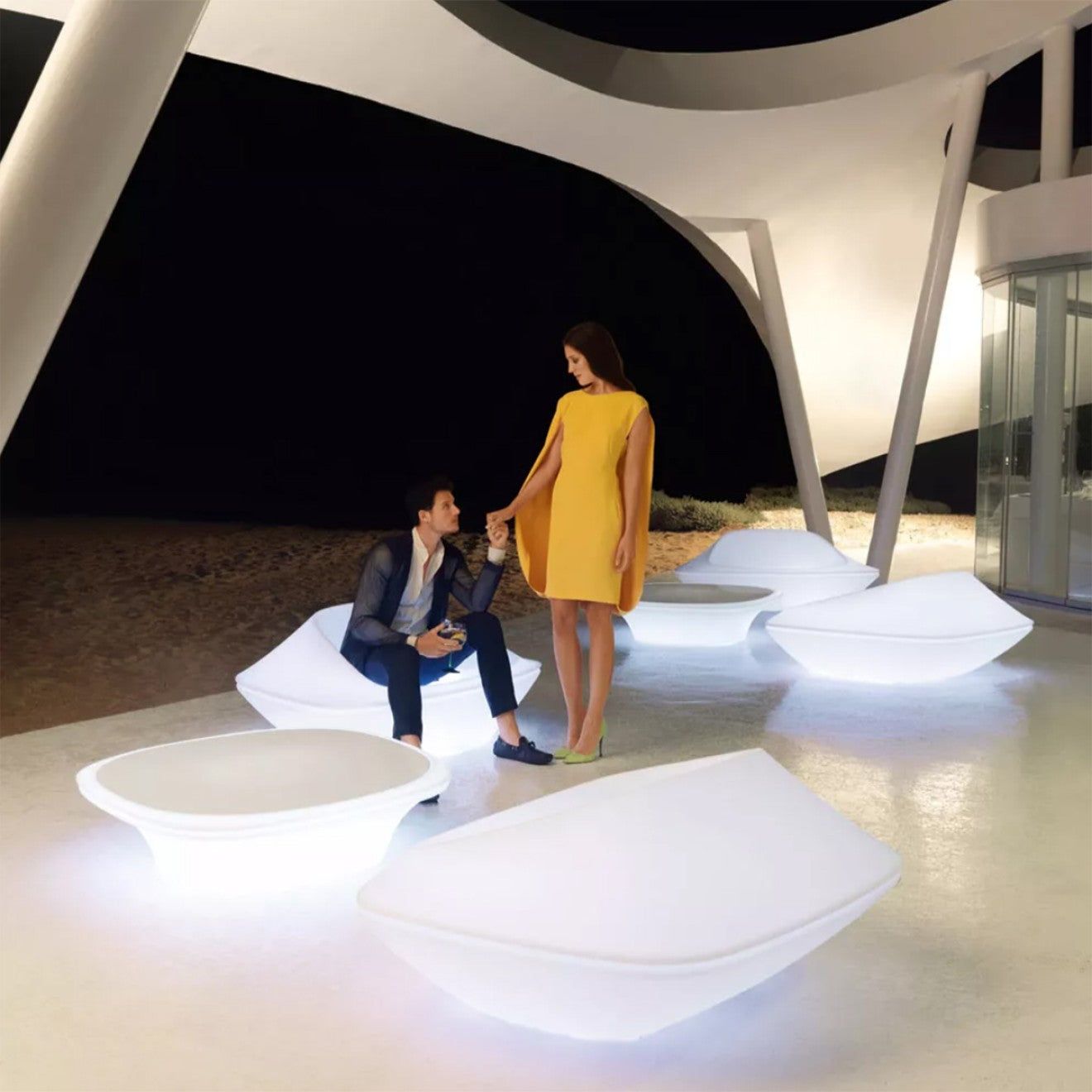 Table Basse Collection UFO Lumineuse Vondom - 2