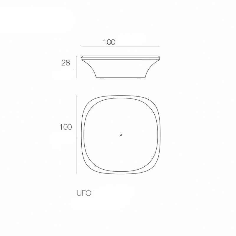 Table Basse Collection UFO Vondom