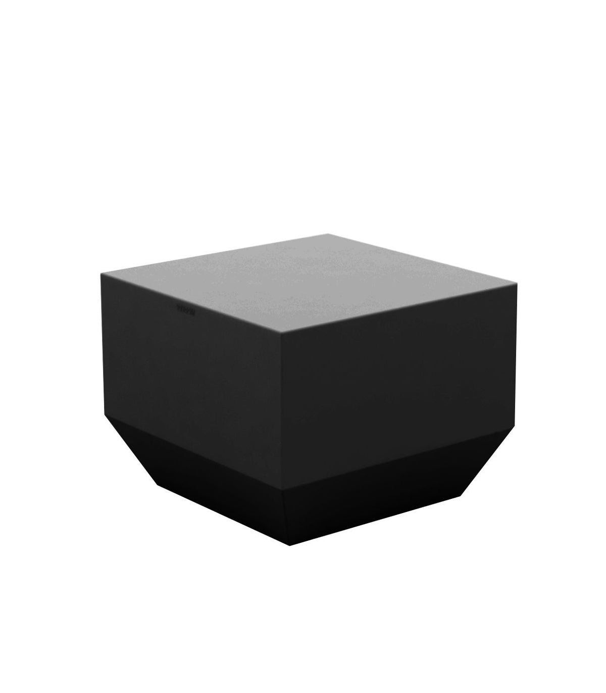Table Basse Collection Vela Carré Vondom Finition Mate Couleur Noir