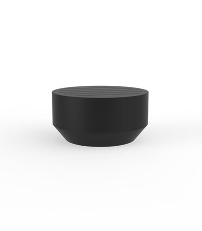 Table Basse Collection Vela Ronde 60 Finition Mate Couleur Noir Vondom