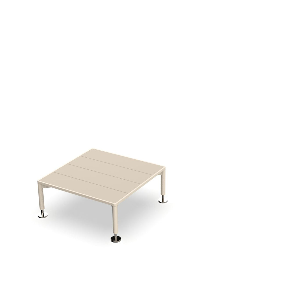 Table Basse de Jardin Carrée en Aluminium - Collection Hamptons Vondom - 9