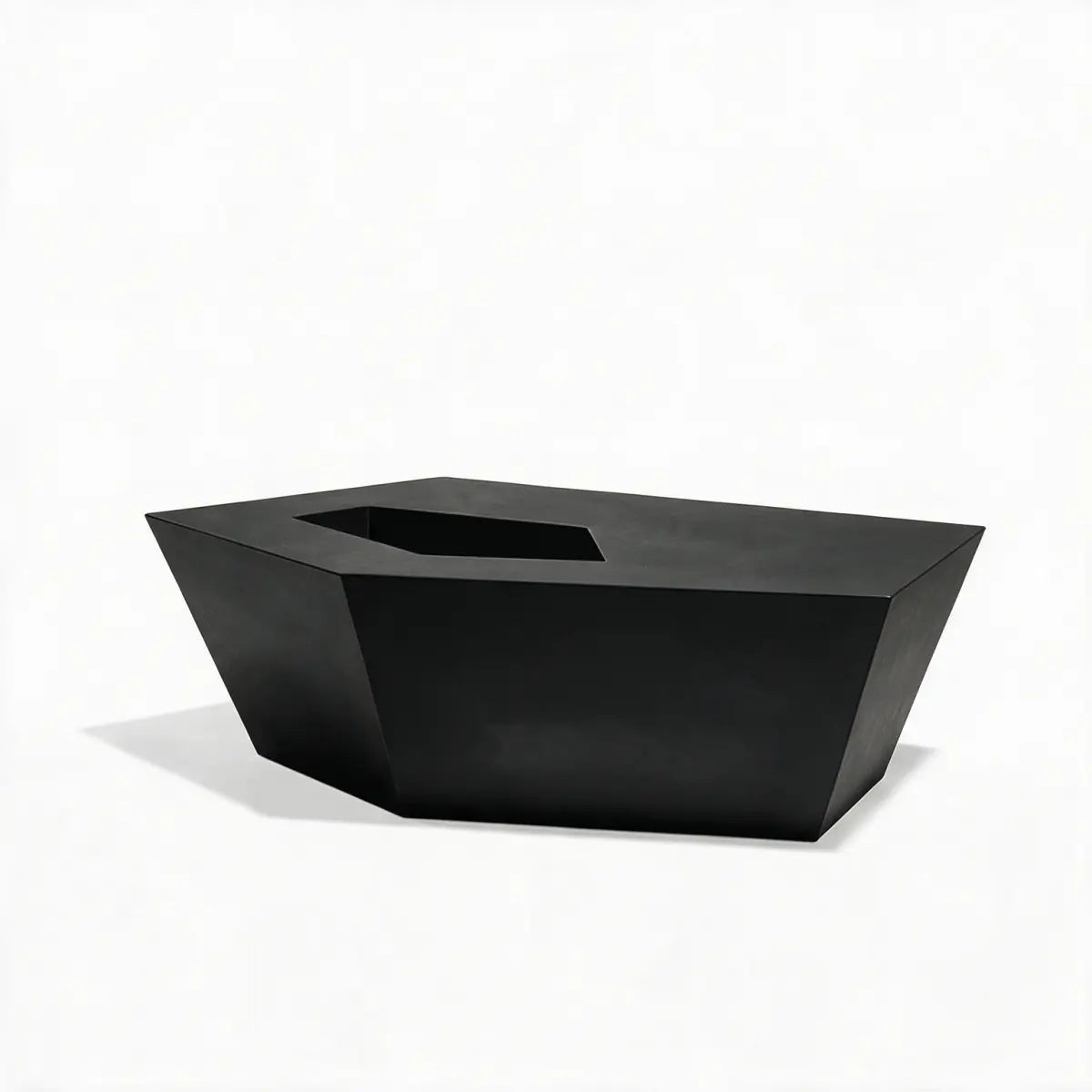 Table Basse de Jardin Collection Faz Vondom Finition Mate Couleur Noir