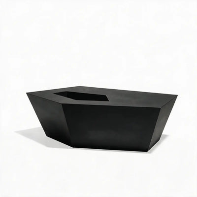 Table Basse de Jardin Collection Faz Vondom Finition Mate Couleur Noir
