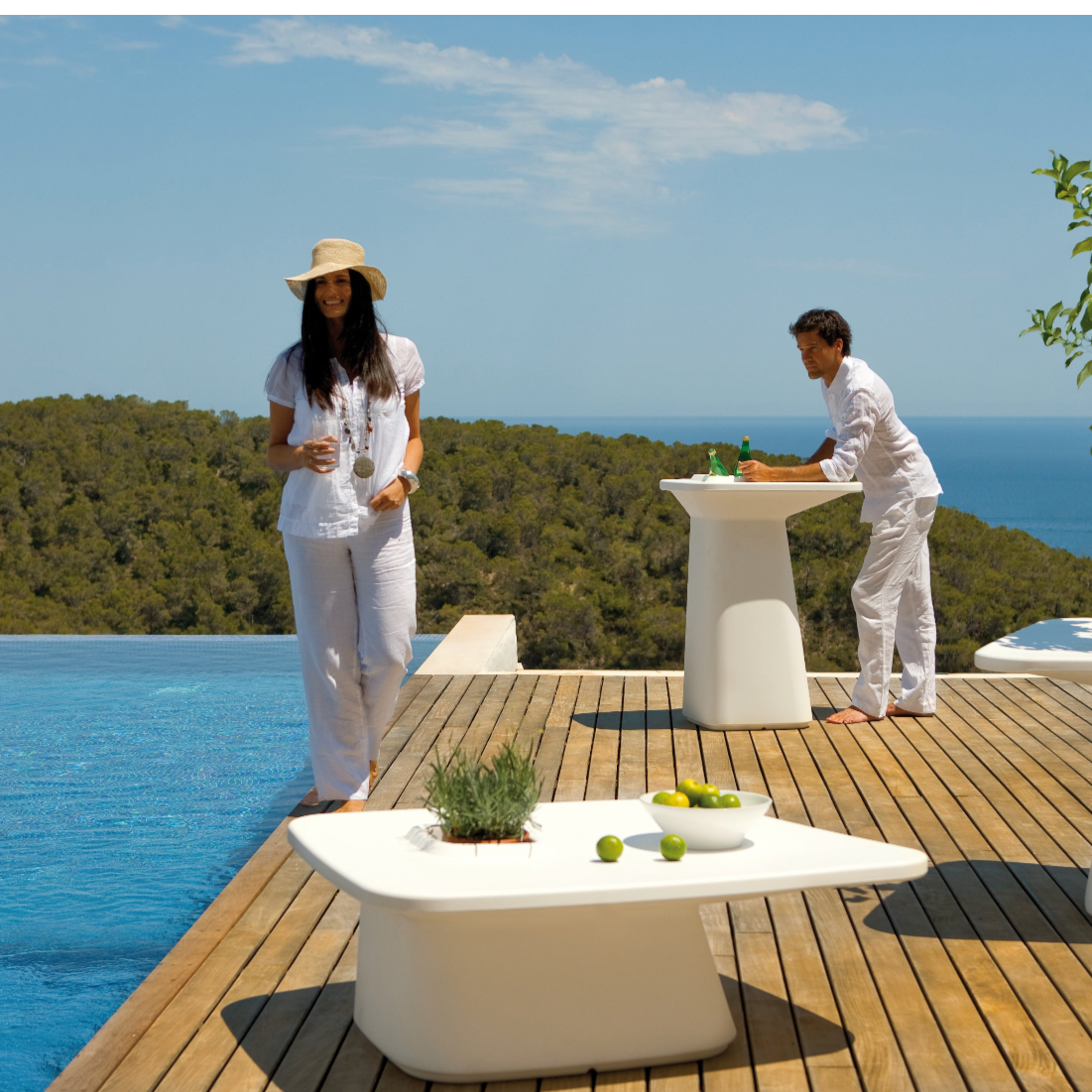 Table Basse de Jardin Collection Noma Géante en Plastique Vondom - 6