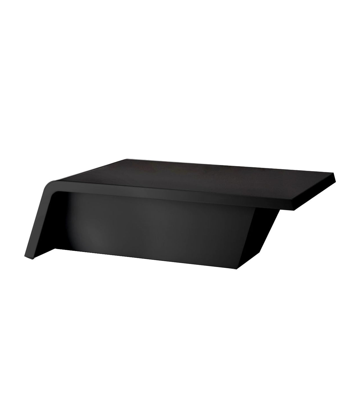 Table Basse de Jardin Collection REST Blanche Design Finition Mate Couleur Noir Vondom