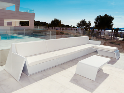 Table Basse de Jardin Collection REST Blanche Design Vondom - 4