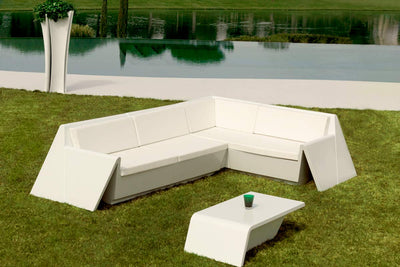 Table Basse de Jardin Collection REST Blanche Design Vondom - 5