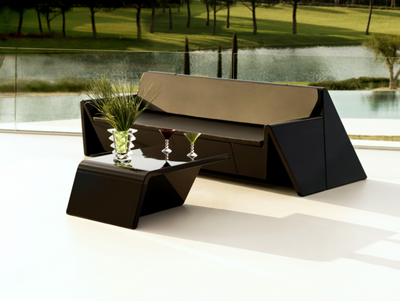 Table Basse de Jardin Collection REST Blanche Design Vondom - 7