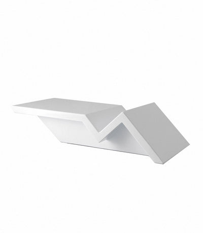 Table Basse de Jardin Collection REST Zigzag Finition Mate Couleur Blanc Vondom