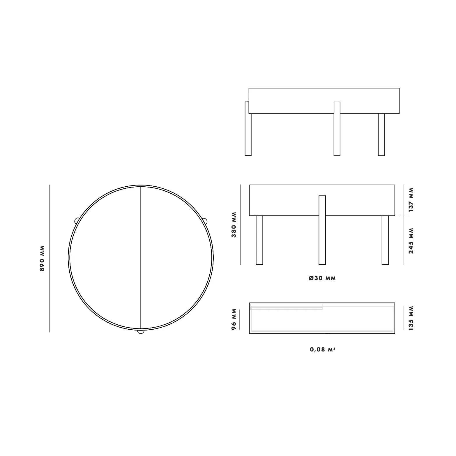 Table Basse - Arc Cofee