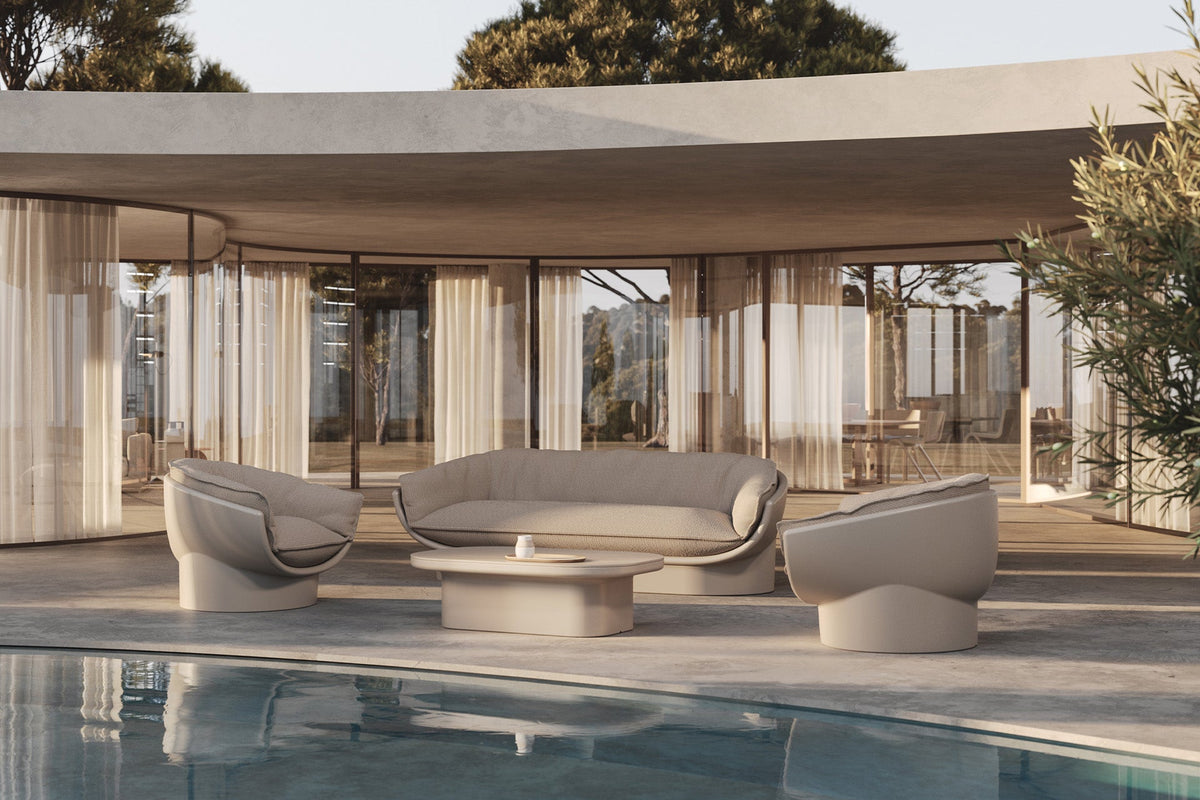 Table Basse Exterieur avec Rangement - Collection Luna Vondom