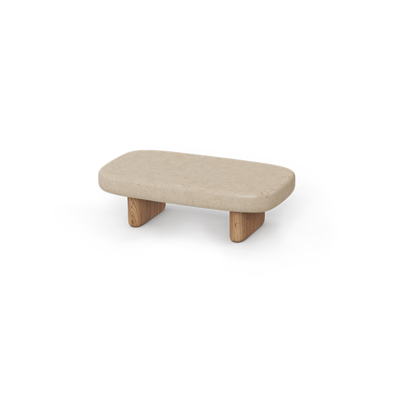 Table Basse Extérieur en Ciment Modèles 80x45x25 cm - Collection Milos Vondom