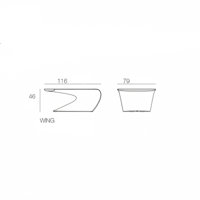 Table Basse Lumineuse Collection Wing Vondom - 7