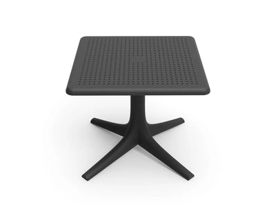 Table basse Palm 50x50x42 cm, couleur Noir