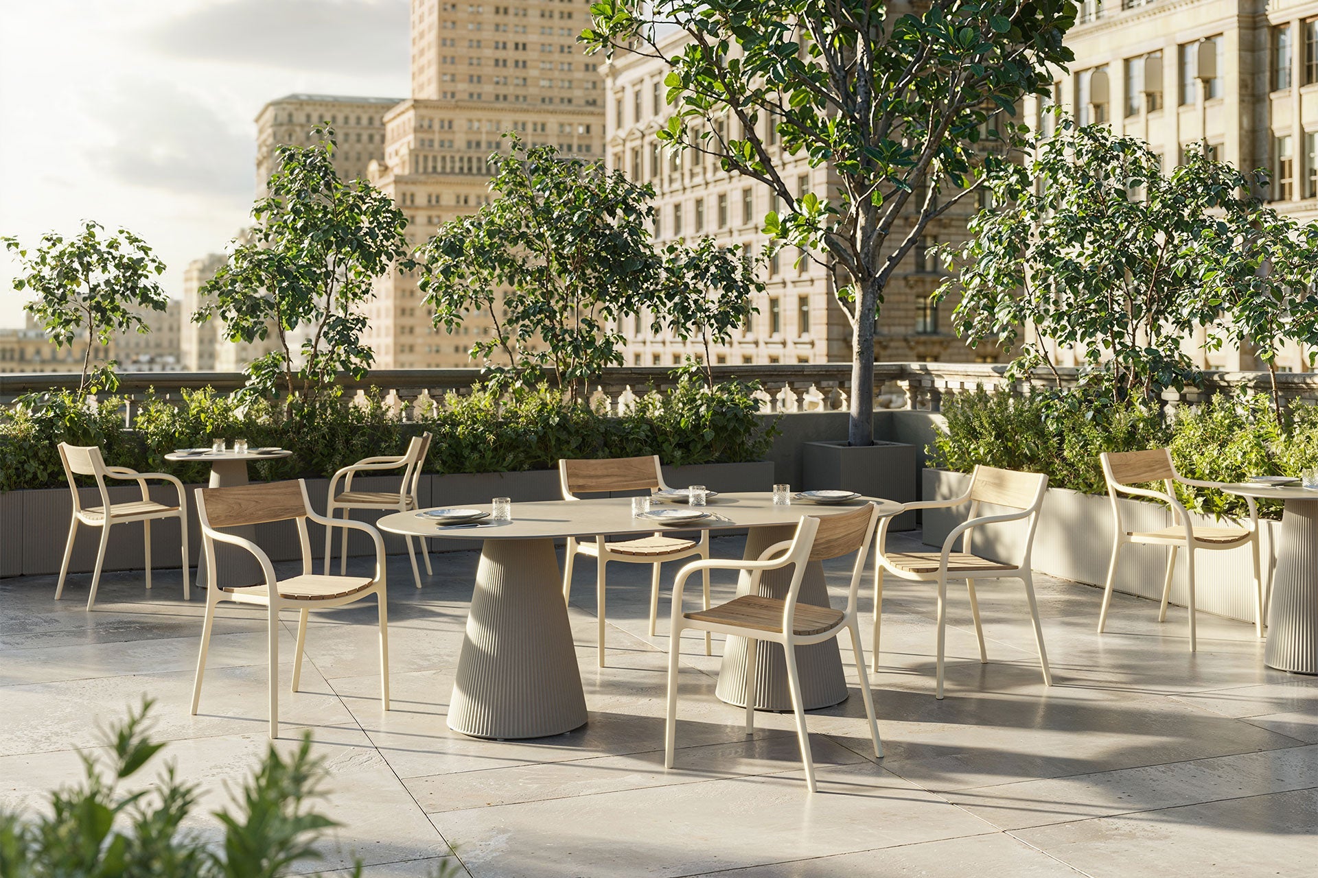 Table Bistrot 6 Personnes - Collection Gatsby Vondom - 3