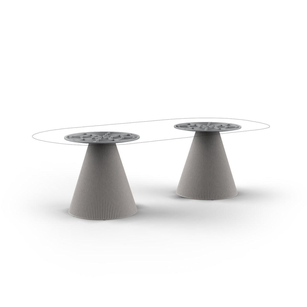 Table Bistrot 6 Personnes - Collection Gatsby Vondom - 8