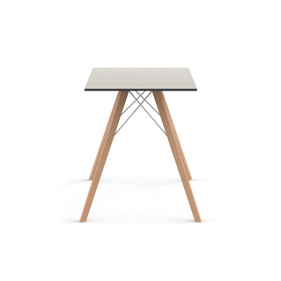 Table Bistrot avec Pied en Bois - Collection FAZ Wood Vondom - 7