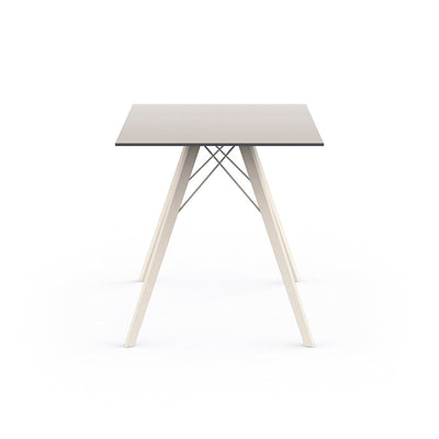 Table Bistrot avec Pied en Bois - Collection FAZ Wood Vondom - 8