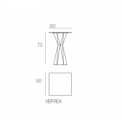 Table Bistrot Collection Vertex Ronde Vondom - 2
