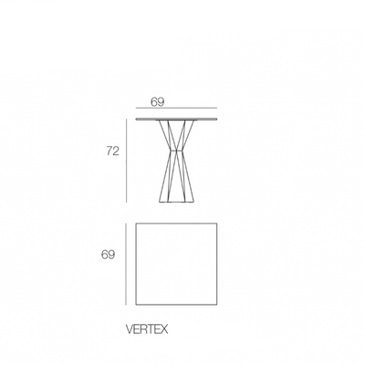Table Bistrot Collection Vertex Ronde Vondom - 4