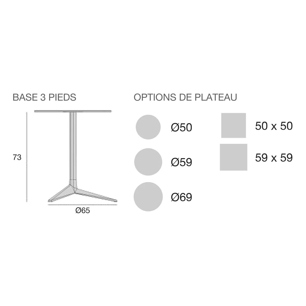 Table Bistrot Moderne - FAZ Collection Faz Inox Vondom - 8