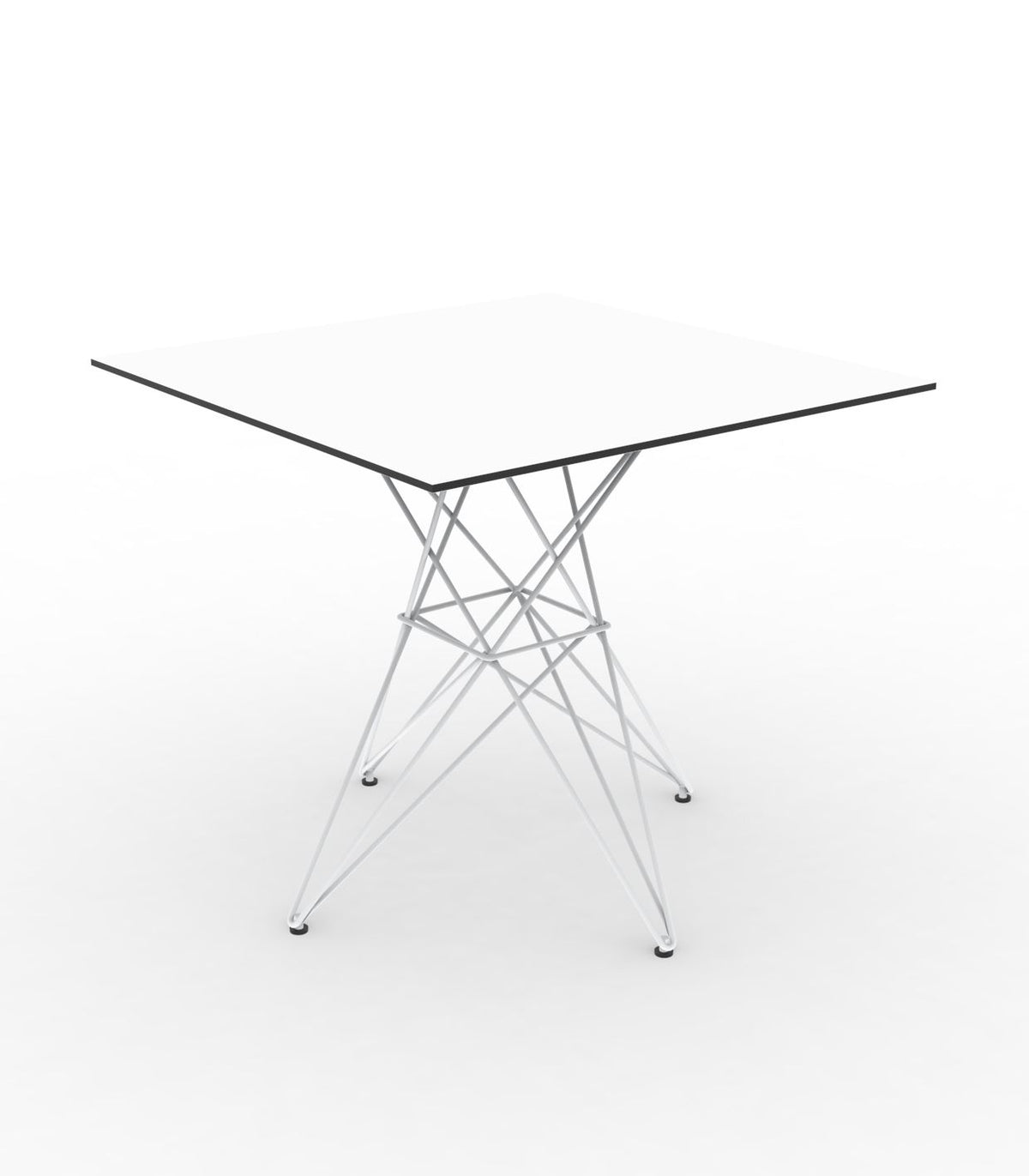 Table Bistrot Pied Inox - FAZ Stainless Collection Faz Inox Vondom - 13