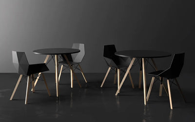 Table Bistrot Ronde 100 cm - Collection FAZ Wood Vondom - 3