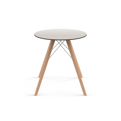 Table Bistrot Ronde 100 cm - Collection FAZ Wood Vondom - 5