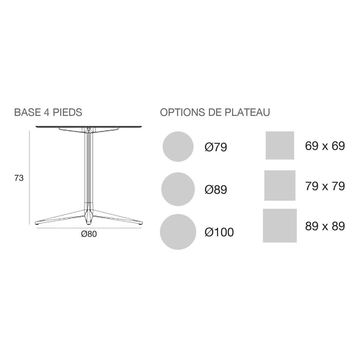 Table Faz Inox ronde, collection Faz Inox Vondom - 9