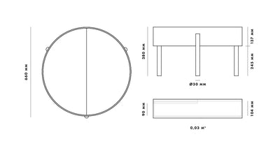 Table Basse - Arc coffee