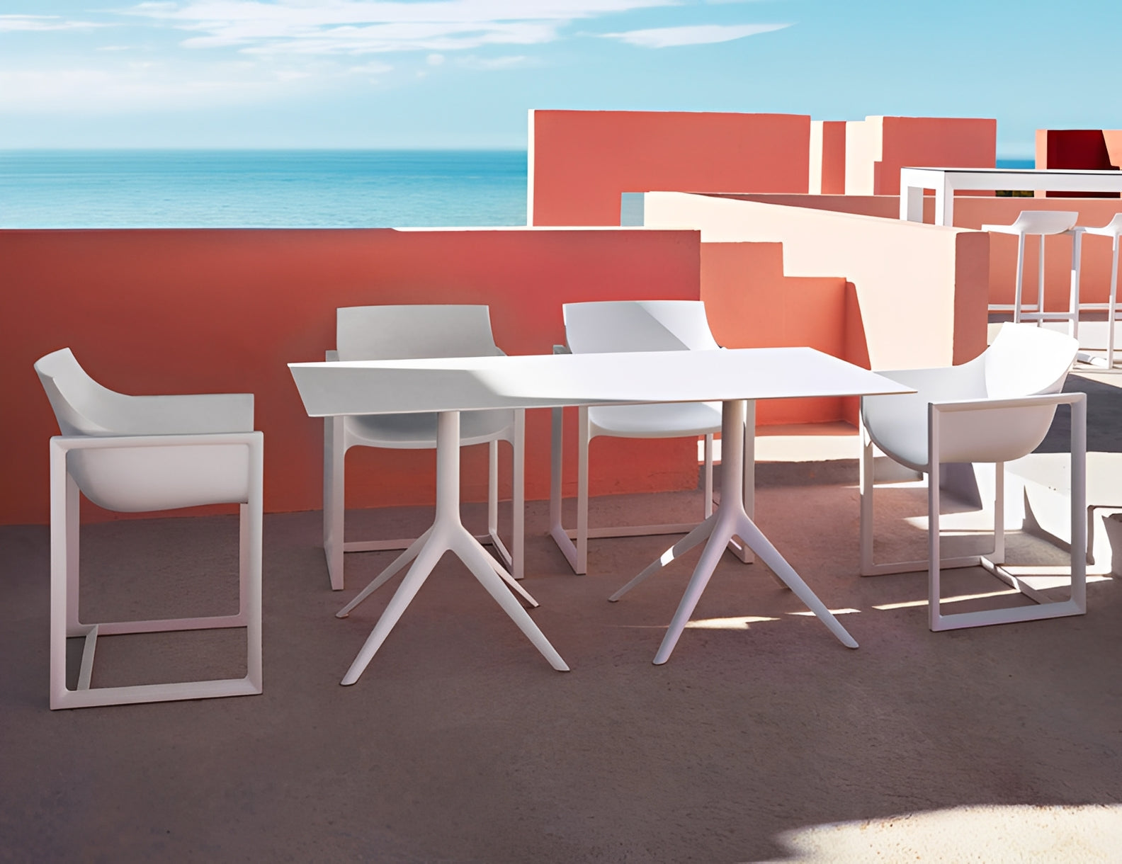 Table Café Rectangulaire - Collection Mari-Sol Vondom - 2