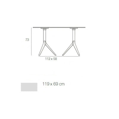Table Café Rectangulaire - Collection Mari-Sol Vondom - 6