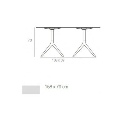 Table Café Rectangulaire - Collection Mari-Sol Vondom - 7