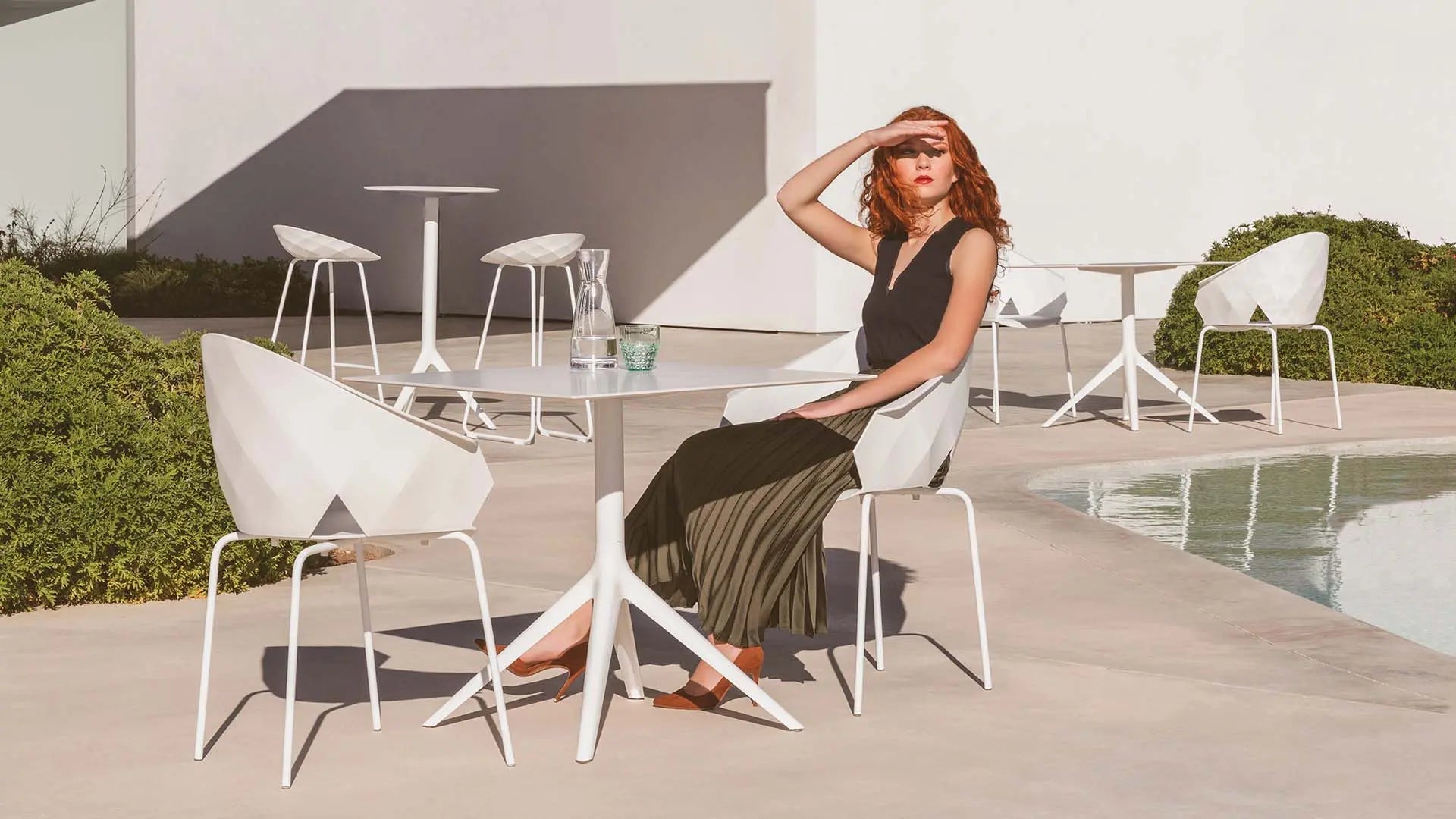 Table Carrée Professionnel - Collection Mari-Sol Vondom - 2