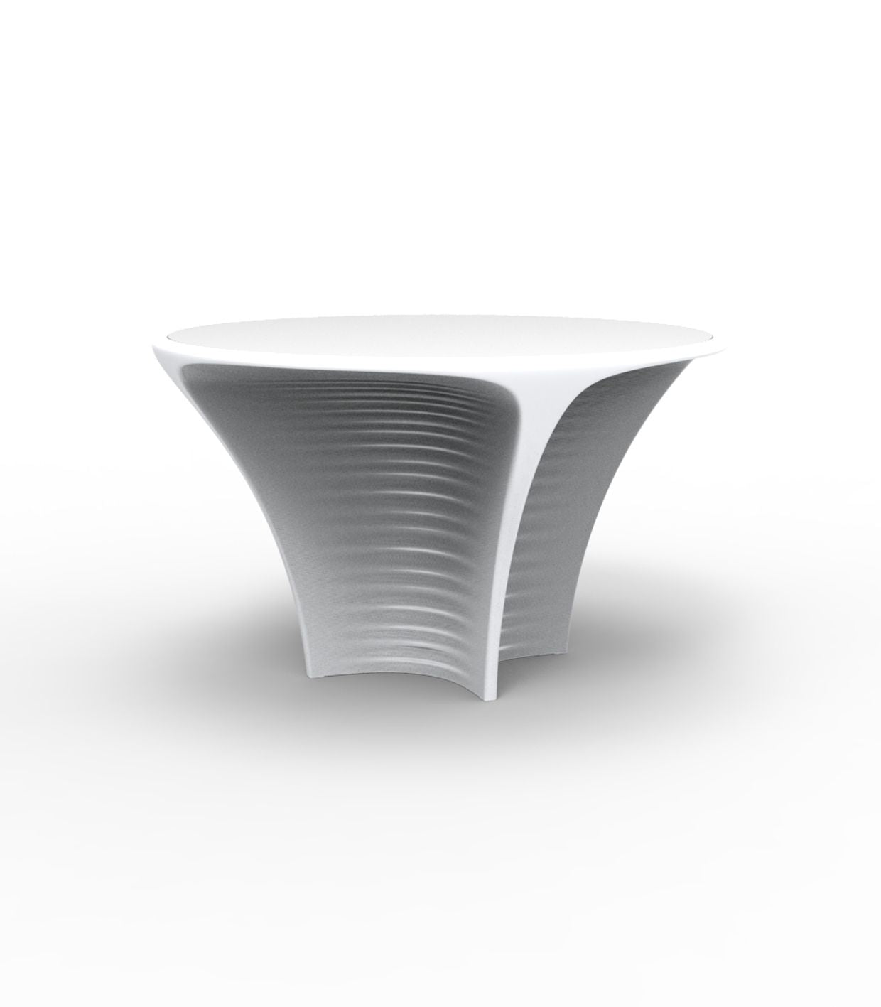 Table Collection Biophilia Vondom Finition Mate Couleur Blanc