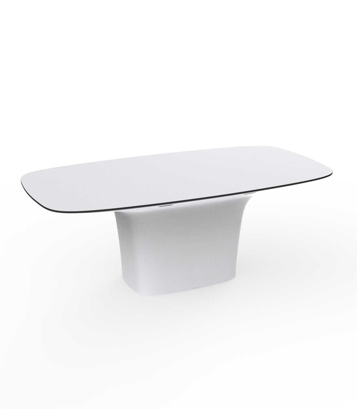 Table Collection UFO Vondom Finition Mate Couleur Blanc