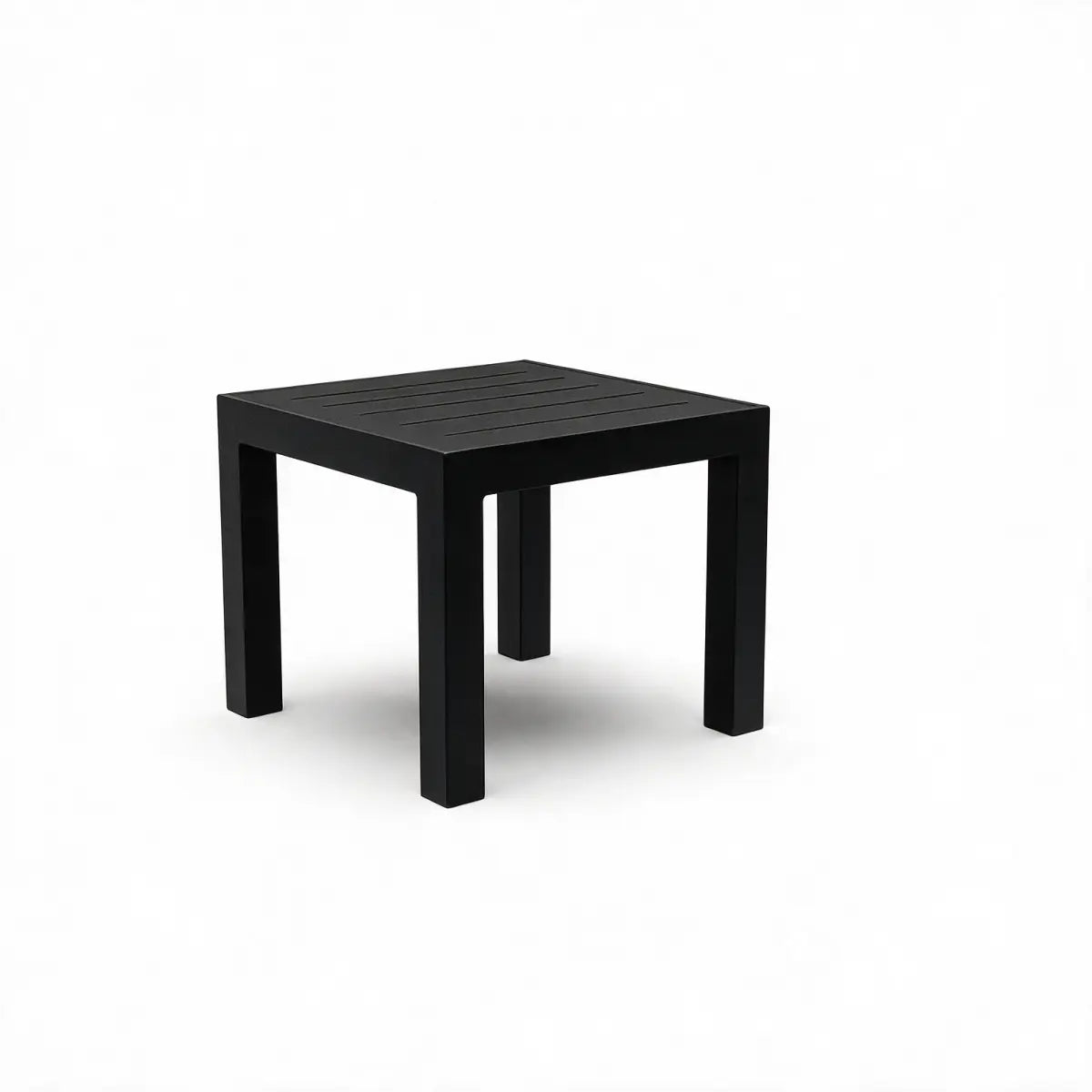 Table de Jardin Collection Jut Vondom Taille 90x90x75 cm Finition Mate Couleur Noir