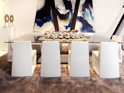 Table de Jardin Collection Rest avec Pied Design Taille 200x100x72 cm Vondom - 13