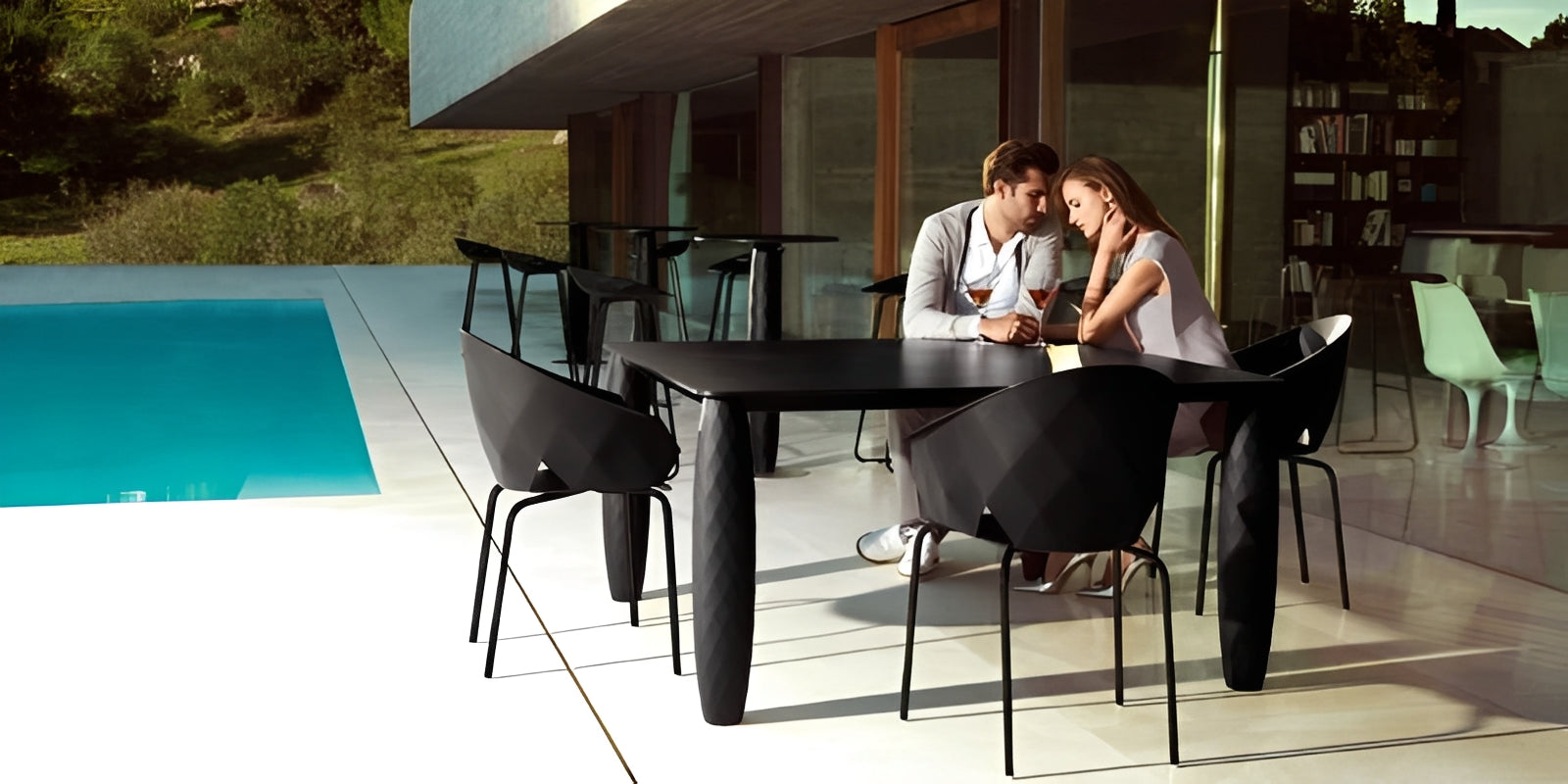 Table de Jardin Collection Vases Taille 100x100x73 cm Vondom - 3