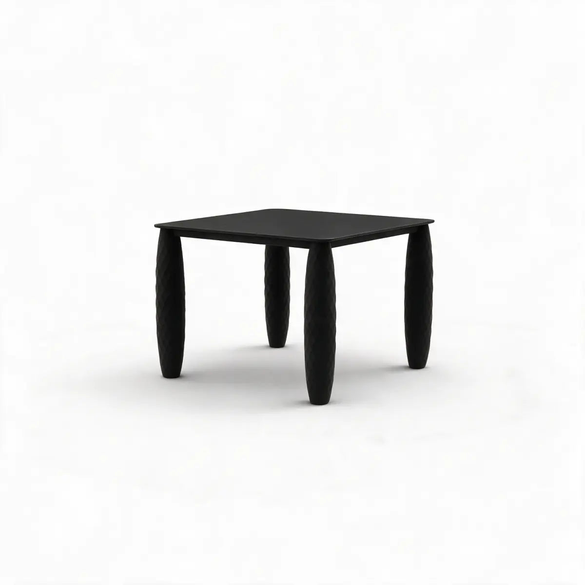 Table de Jardin Collection Vases Vondom Taille 100x100x73 cm Couleur Noir